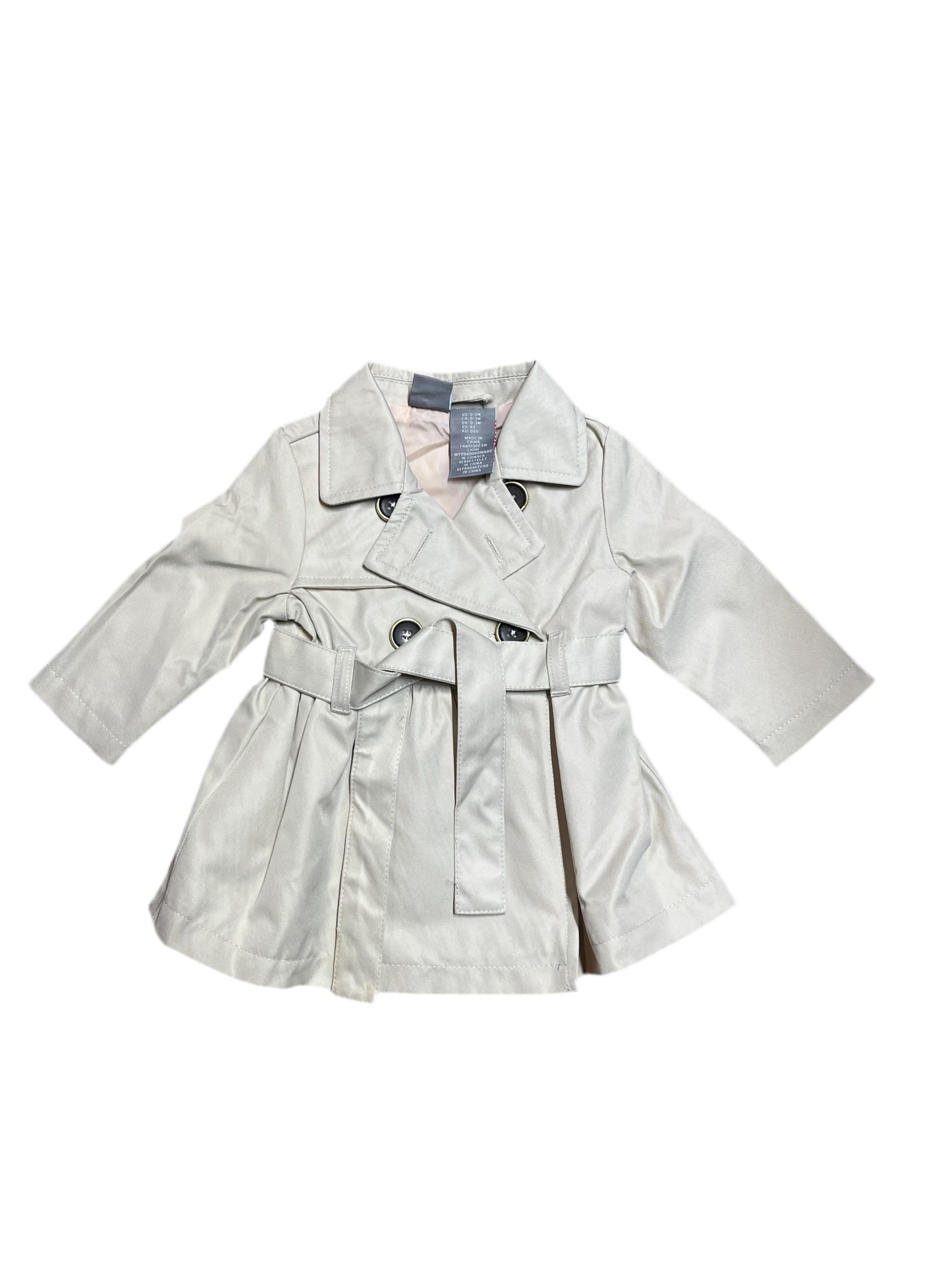0-3 m.- Tahari trench coat
