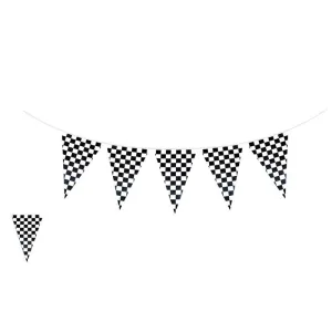 10pcs Car Racing Checkered Bunting Flags