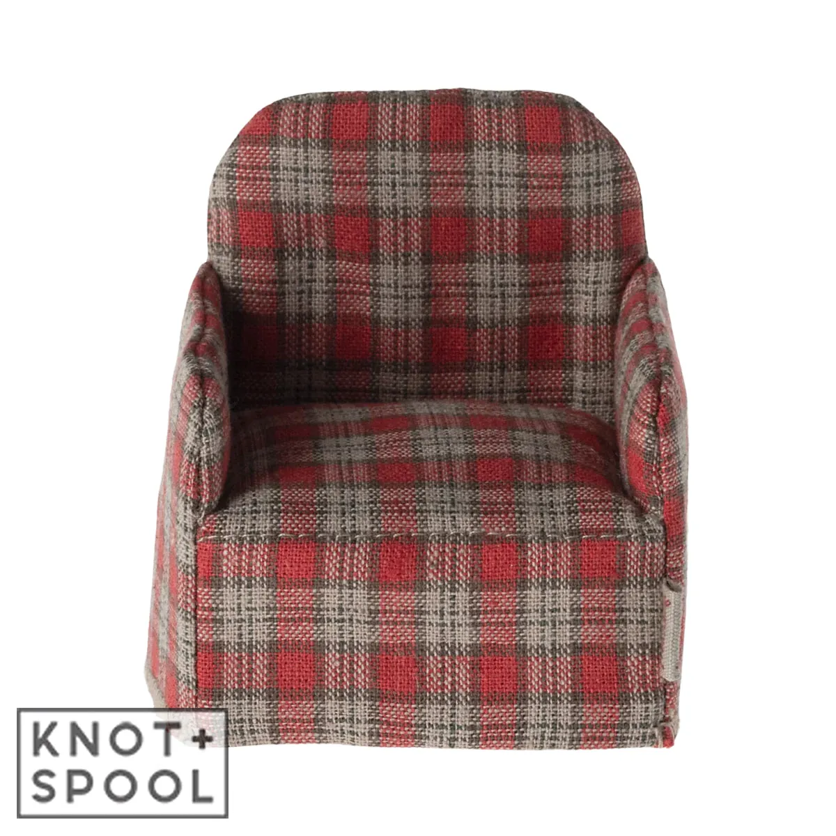 2024 Maileg Red Checkered Mouse Chair