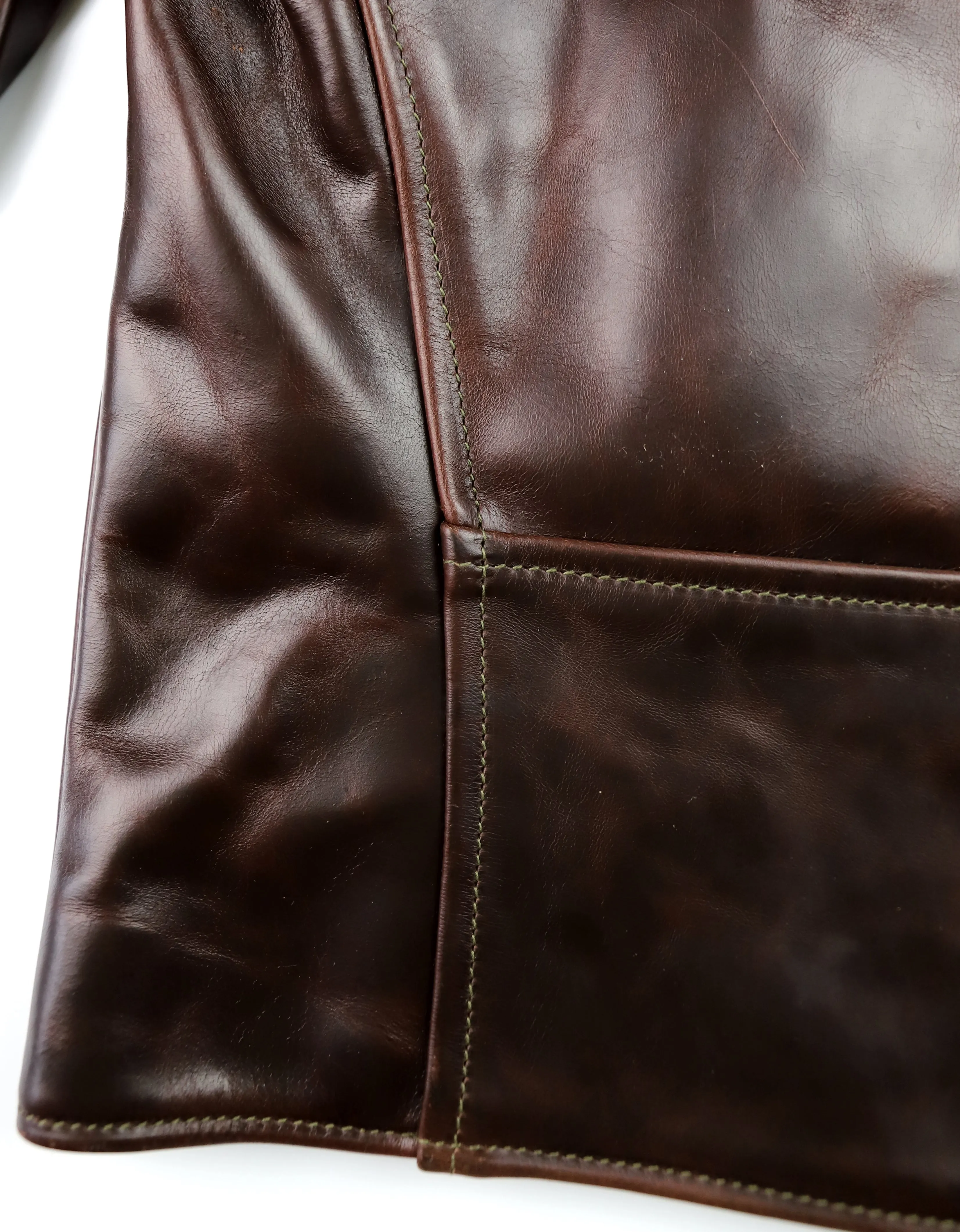 Aero Cafe' Racer, size 42, Brown CXL Horsehide