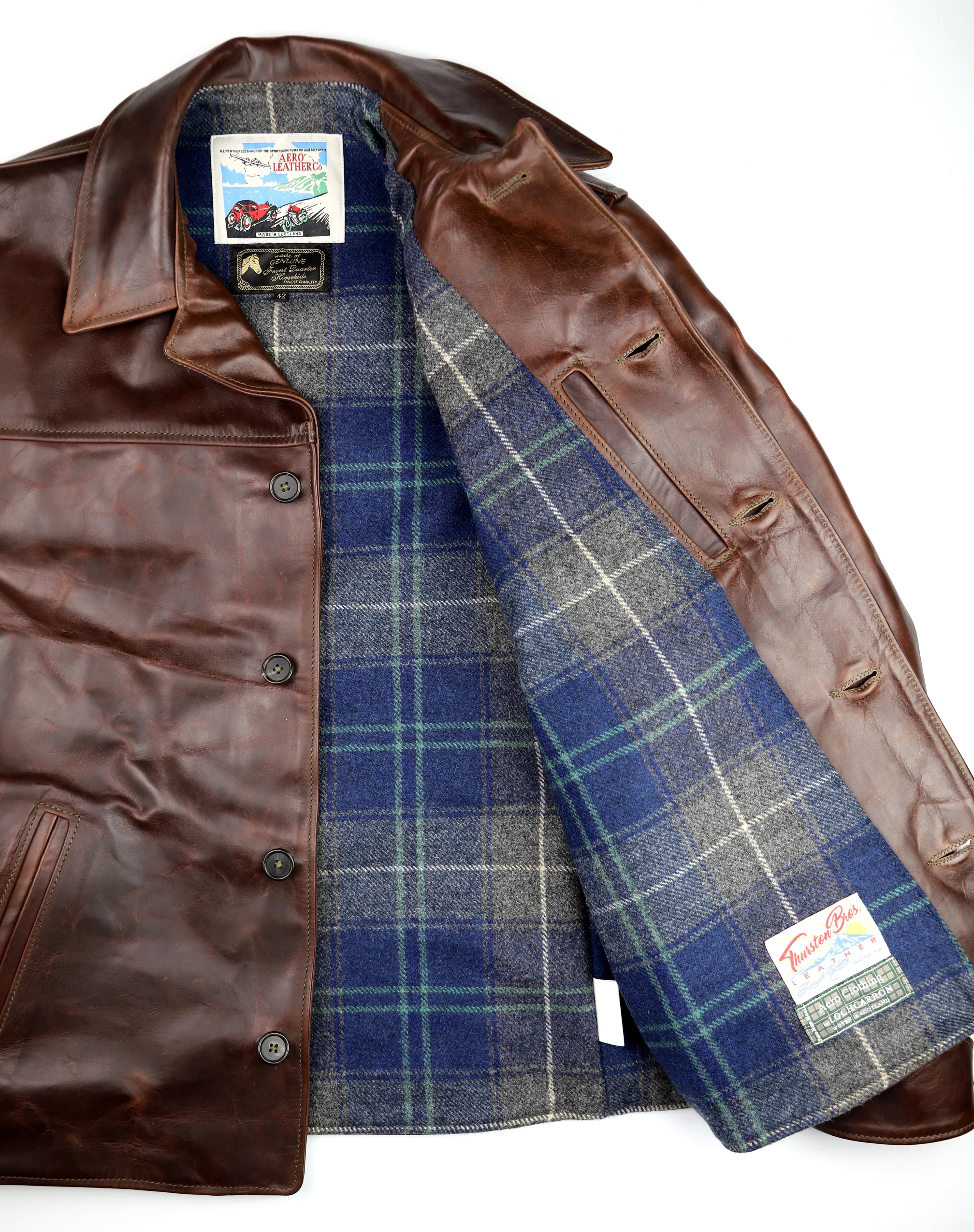 Aero Teamster, size 42 (fits like 44), Brown Chromexcel FQHH
