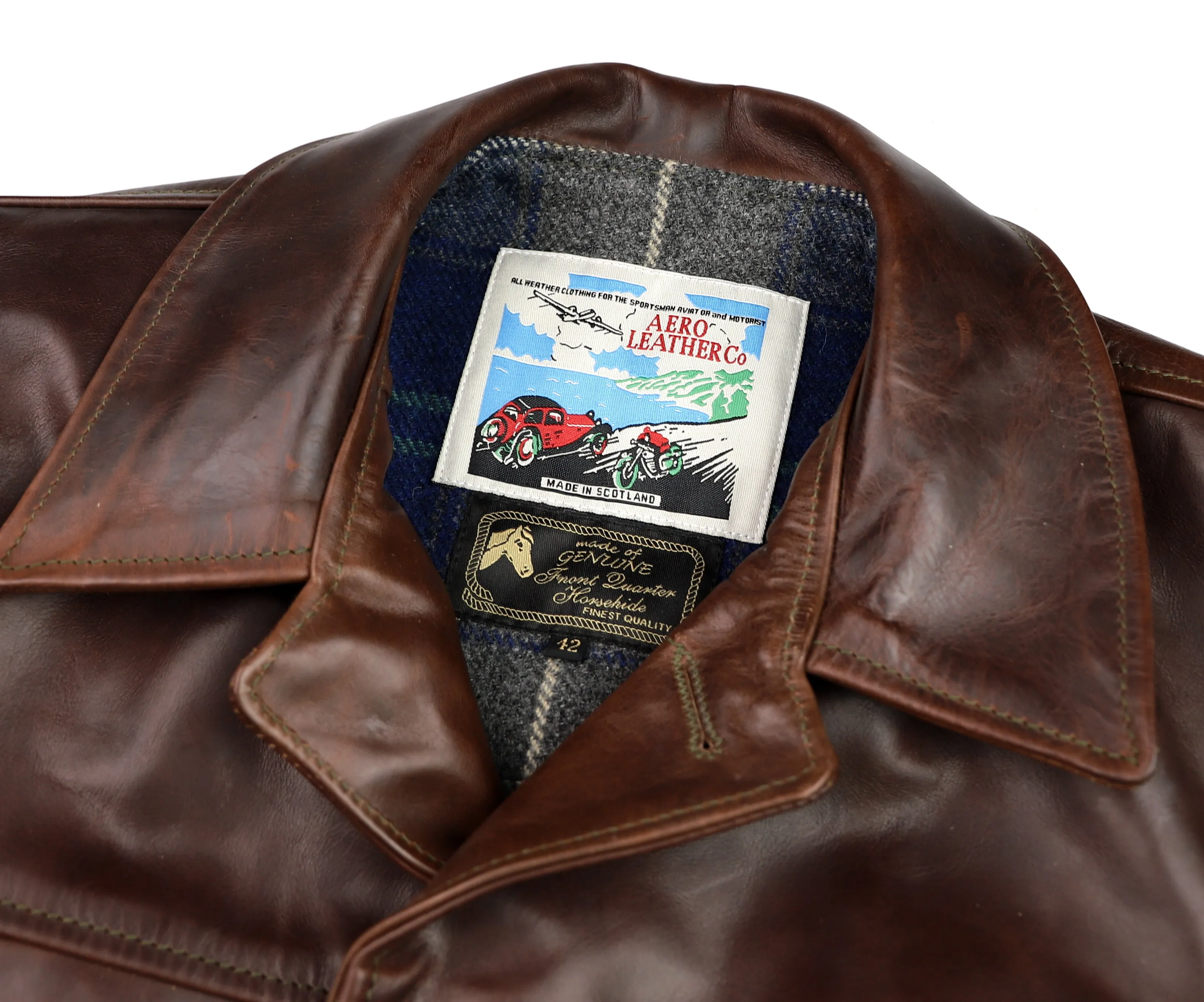 Aero Teamster, size 42 (fits like 44), Brown Chromexcel FQHH