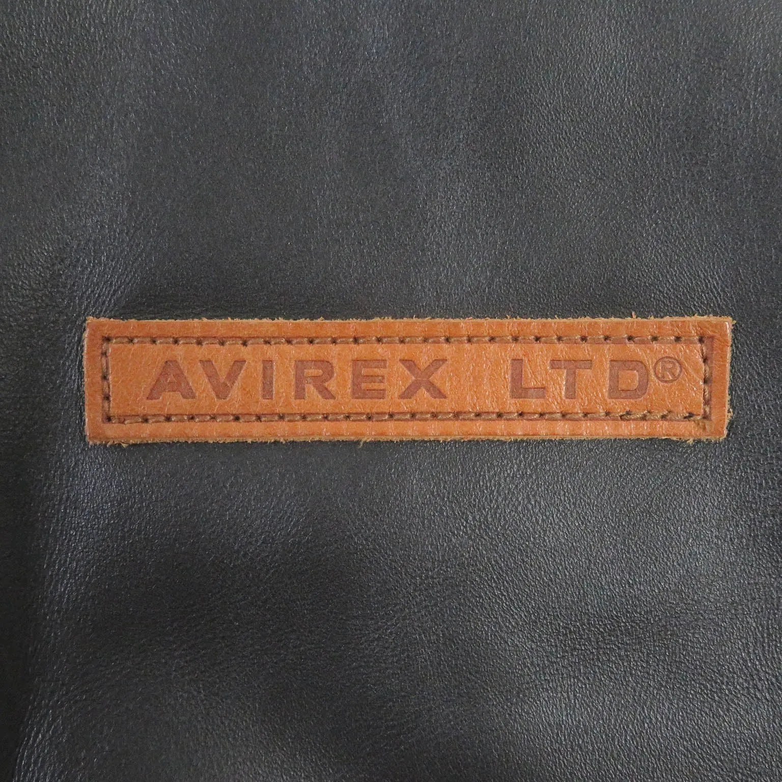 AVIREX A-2 Horse Leather Jacket Dark Brown
