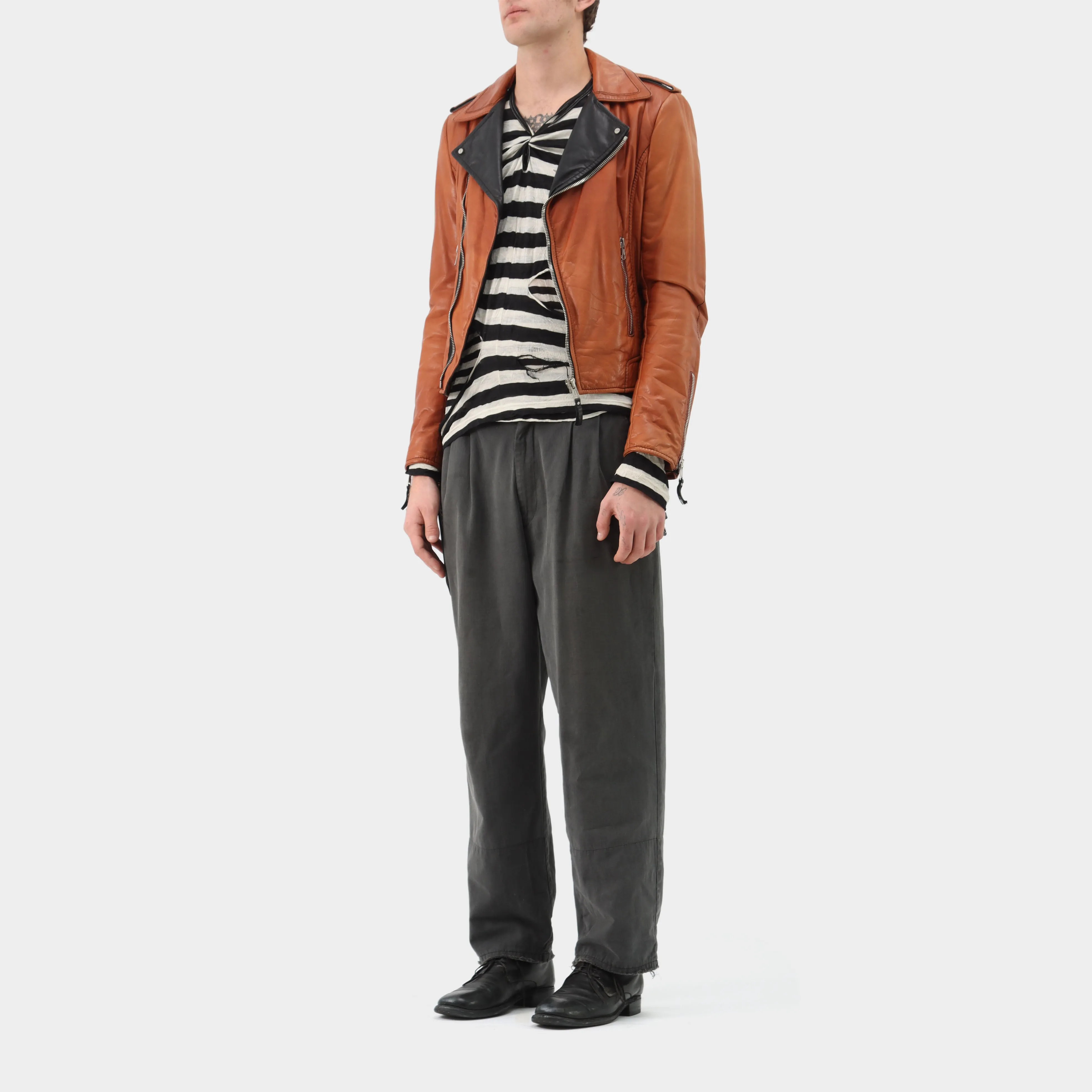 Balenciaga Moto Leather Jacket