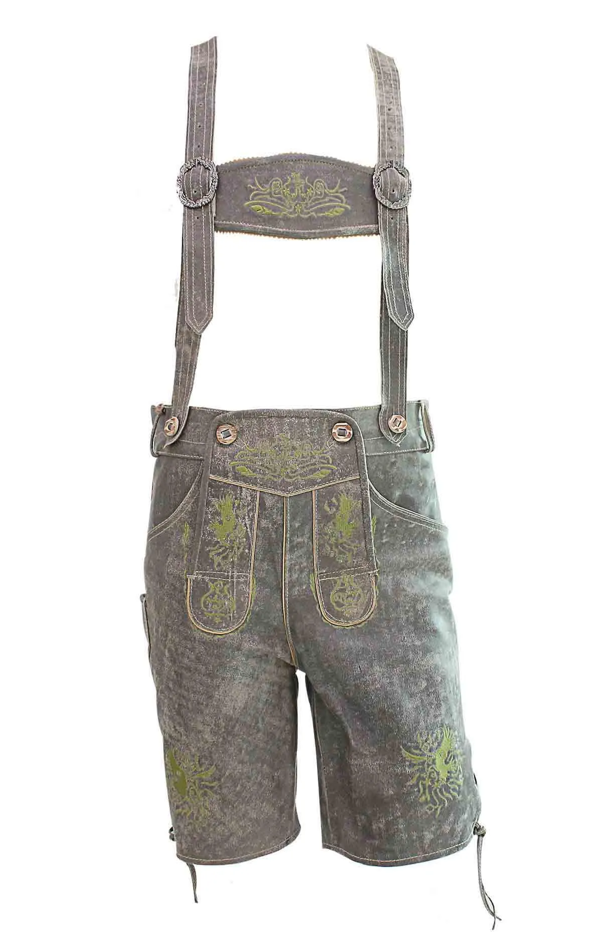 Bavarian Herren Lederhosen Rusty Tobacco