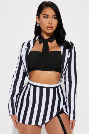 Beetle Phantom 5 Piece Costume Set - Black/White