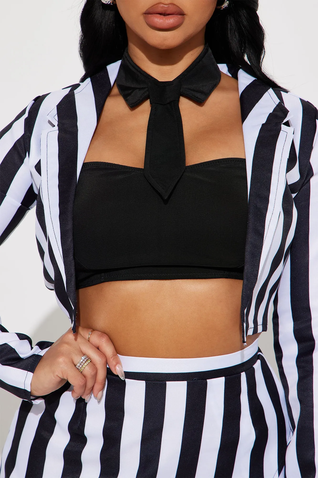 Beetle Phantom 5 Piece Costume Set - Black/White
