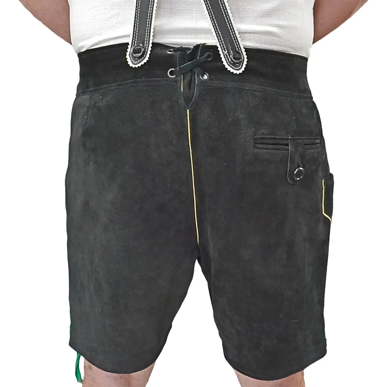 Black Cow Lederhosen and Staff Choice Suspenders