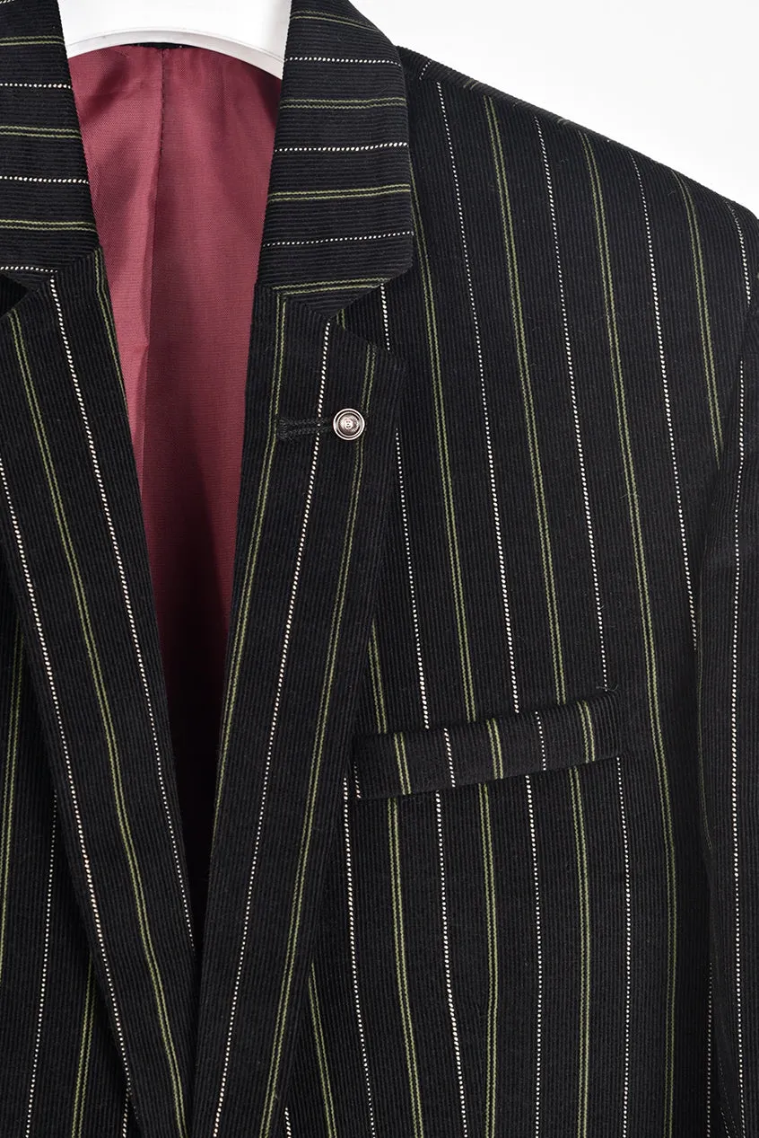 Black Striped Blazer
