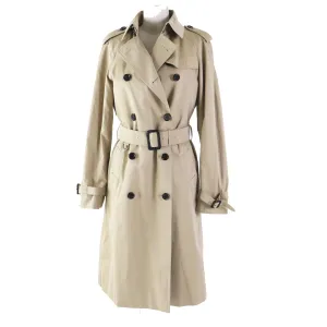 Burberry Cotton Trench Coat Beige 42 Women