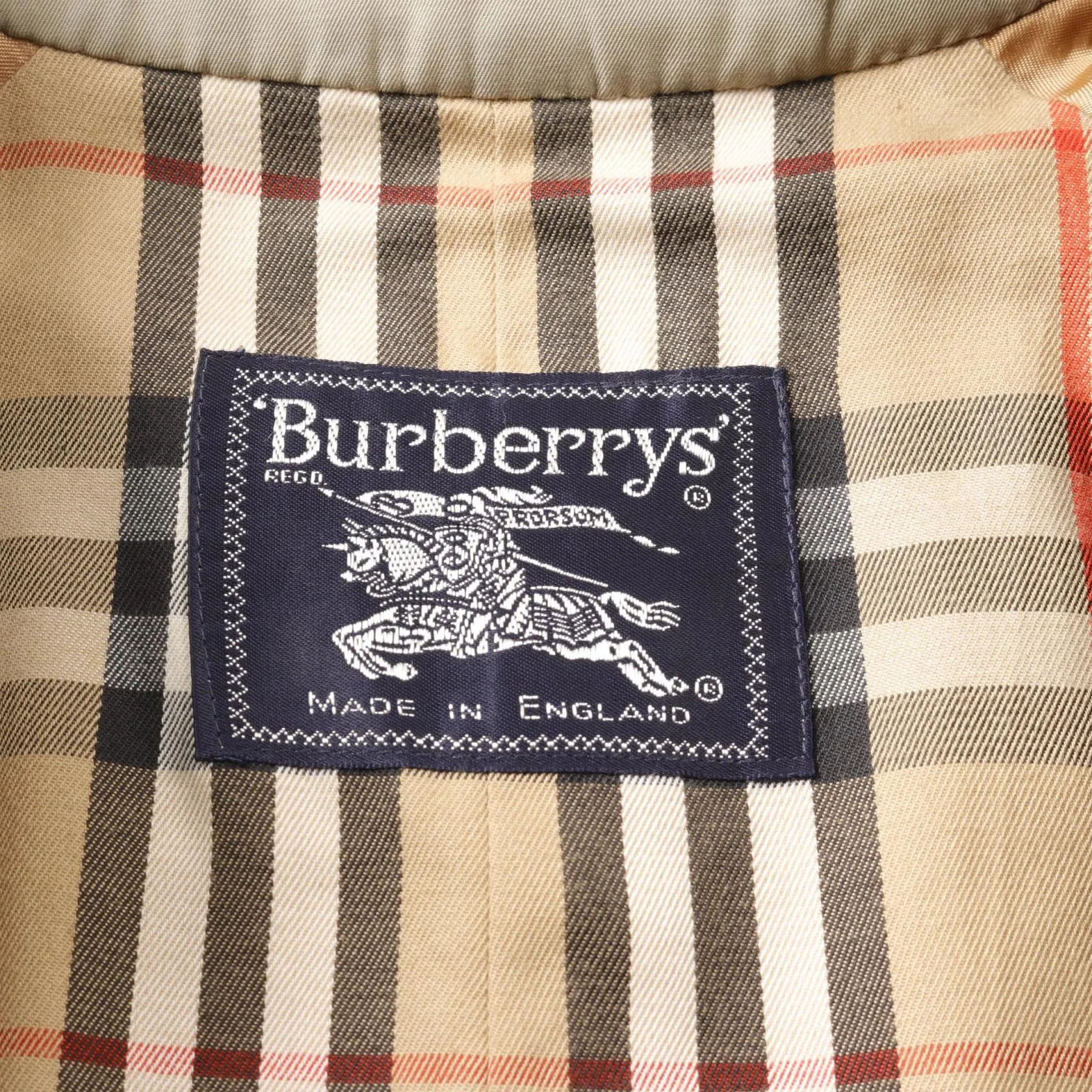 Burberry Cotton Trench Coat Khaki Men