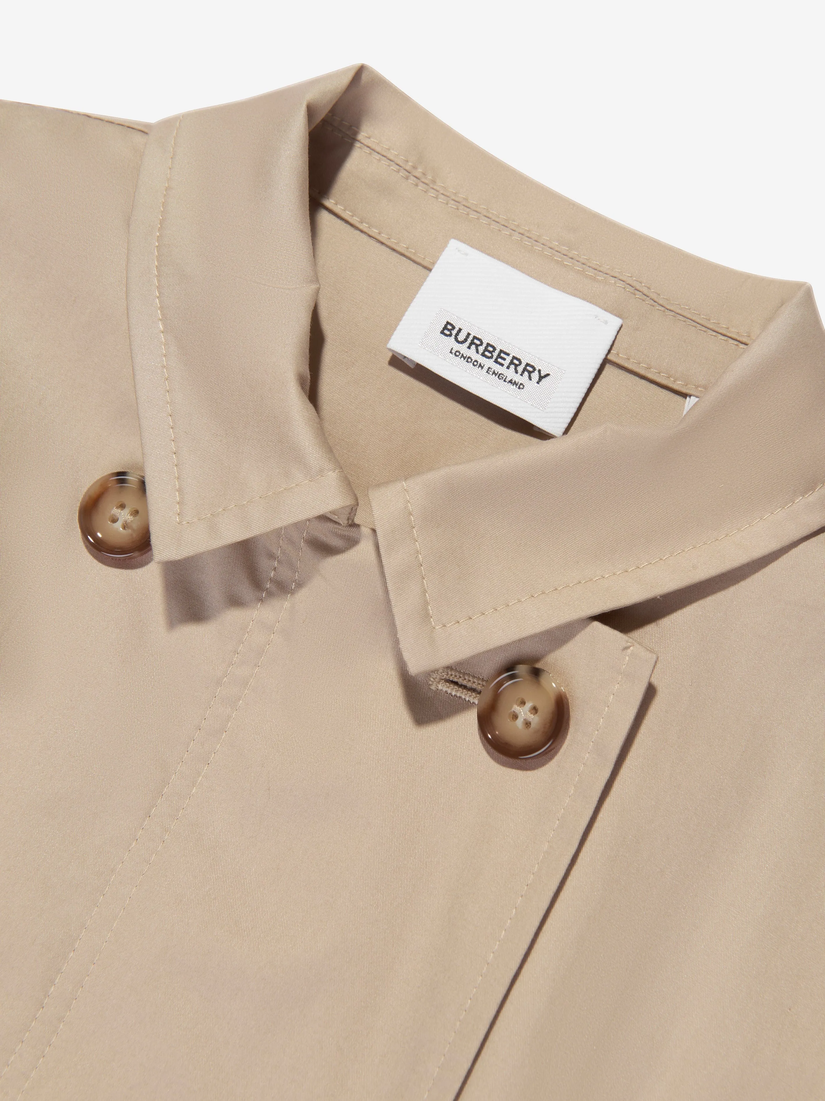 Burberry Girls Regina Dress in Soft Fawn