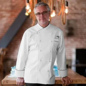 Chef Works ECCBWHT66 Chef's Coat