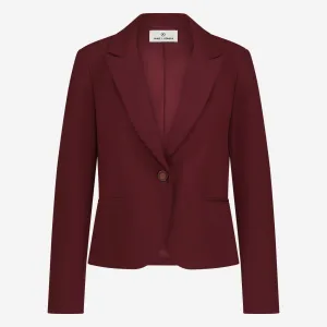 Elvira Blazer Technical Jersey | Amaranto