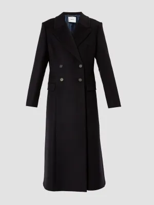 Fit and flare double breasted coat