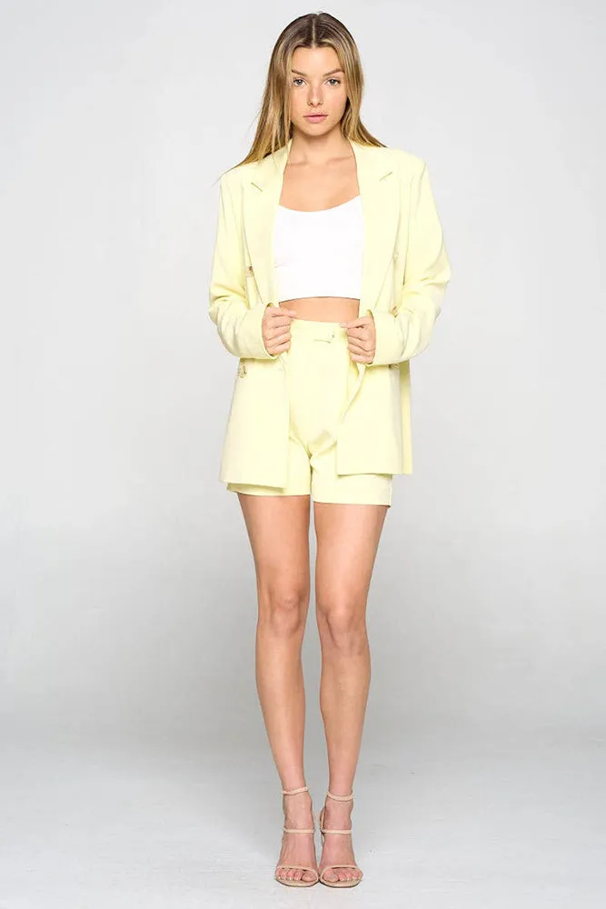 Fore Collection High-Waisted Shorts
