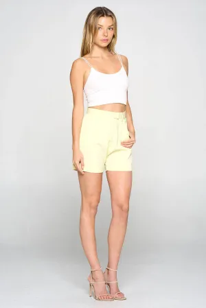 Fore Collection High-Waisted Shorts