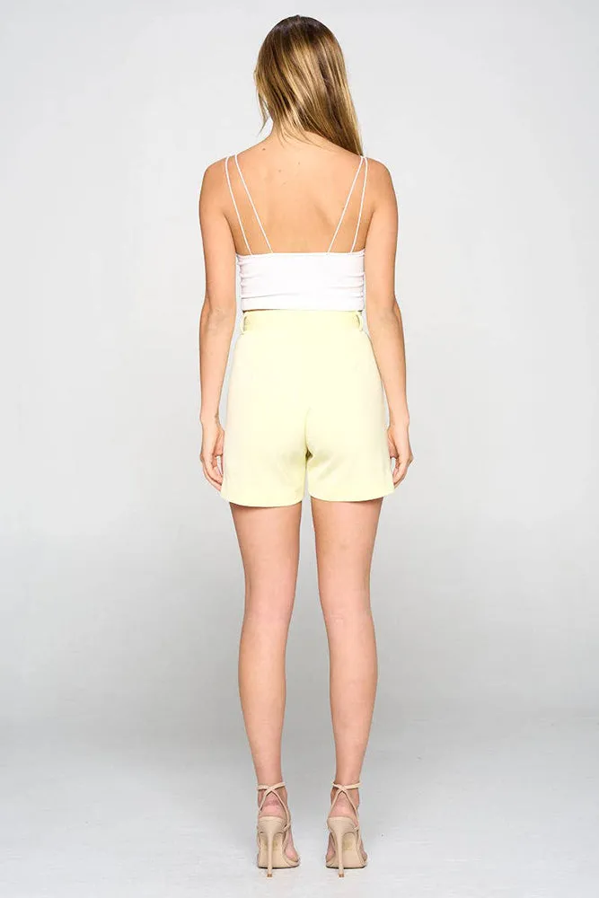 Fore Collection High-Waisted Shorts