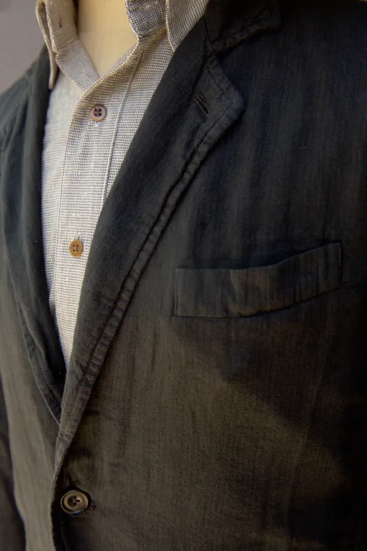 Garment dyed Shoemaker's Jacket - Dark Shadow - XL