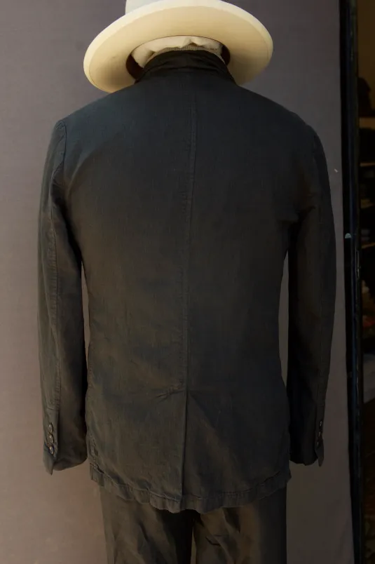 Garment dyed Shoemaker's Jacket - Dark Shadow - XL