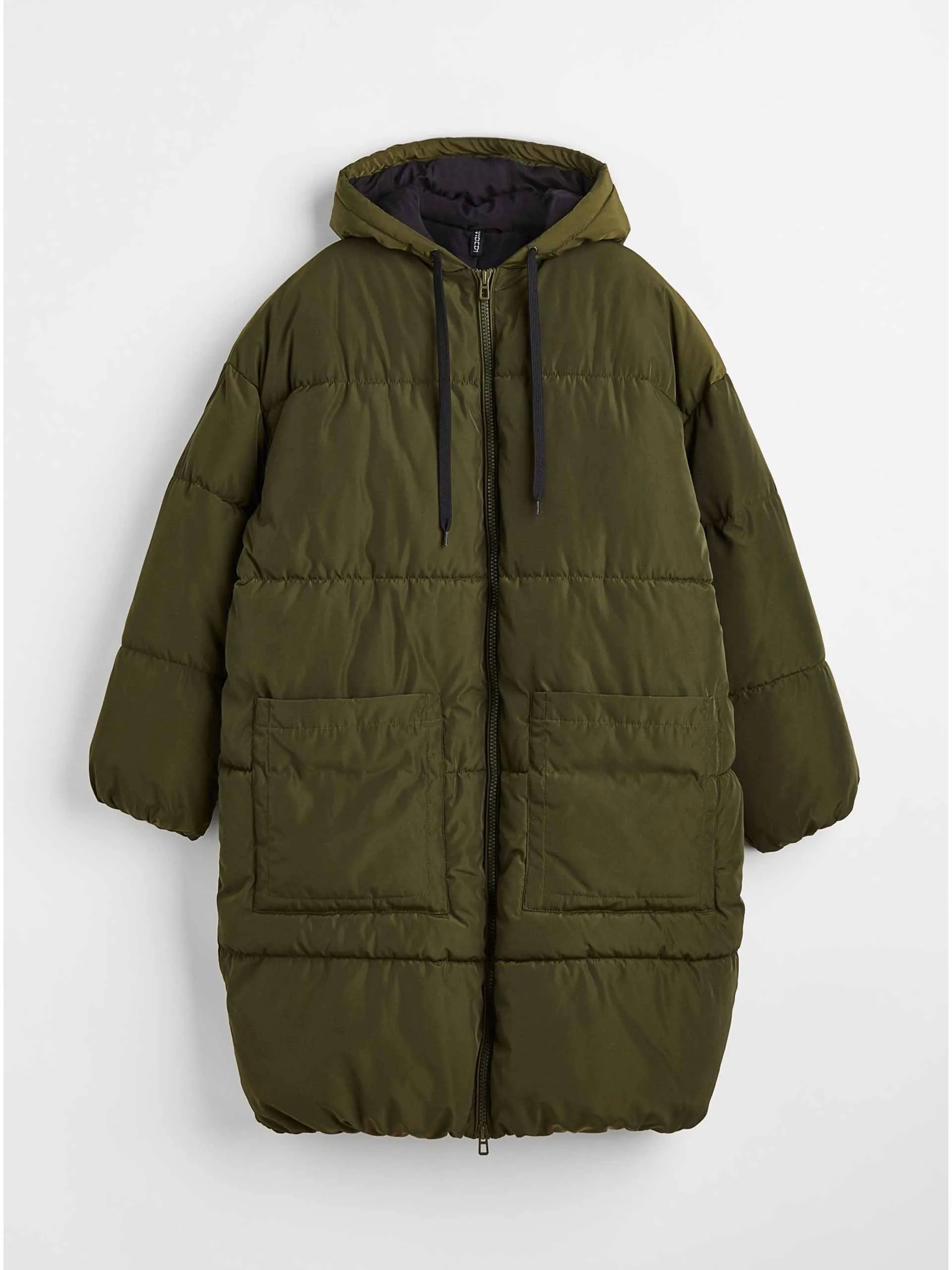 Khaki puffer jacket