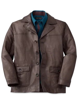 Leather Jacket - Brown