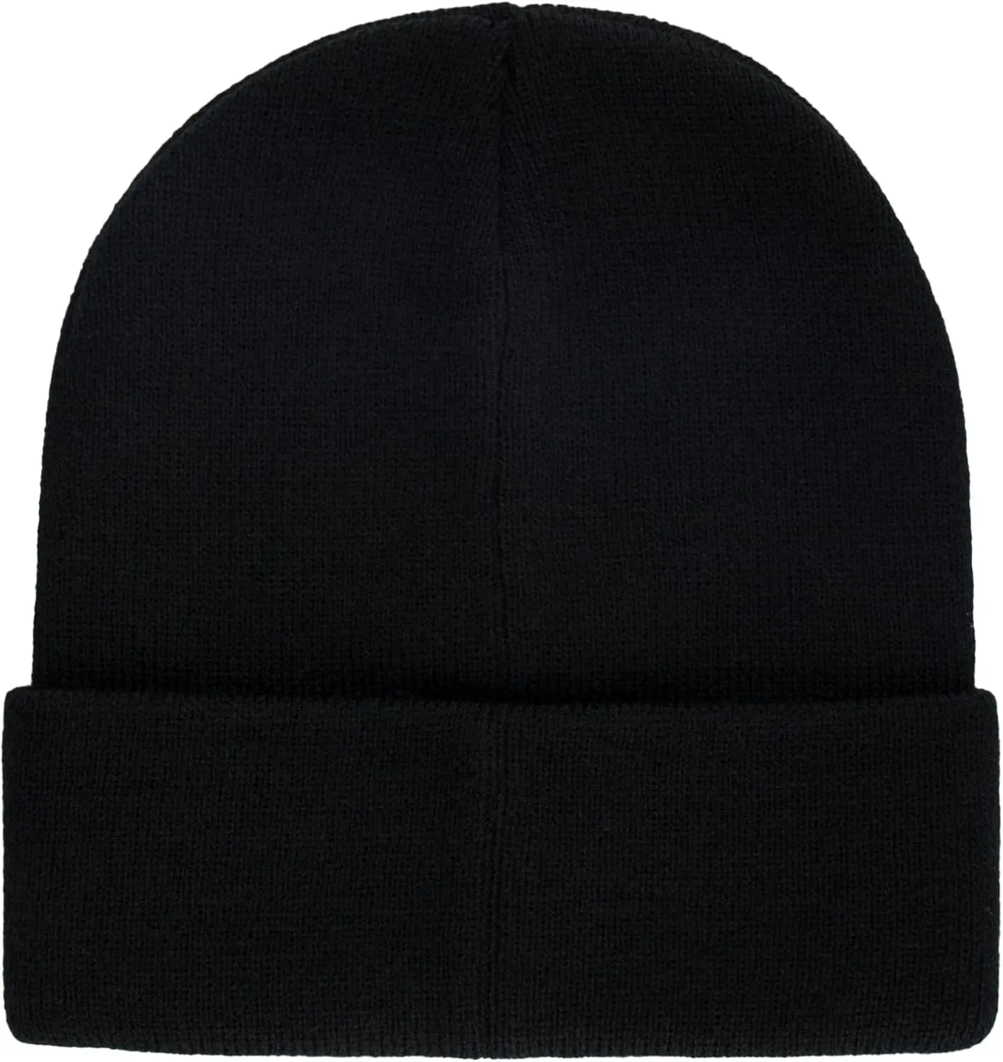 Levi's All Season Comfy Leather Logo Patch Cuffed Hero Beanie