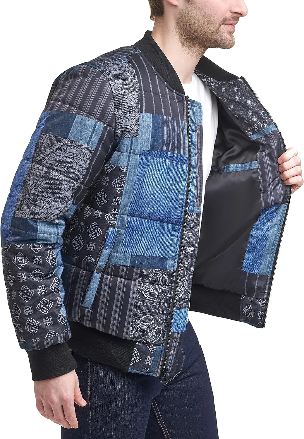 Levi's Men's Quilted Puffer Bomber Jacket