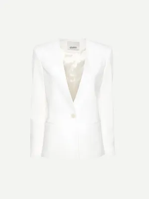 Manzil Jacket in White