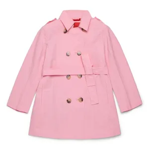 Max&Co. Girls MINIME Technical Double-Breasted Trench Coat - 8Y