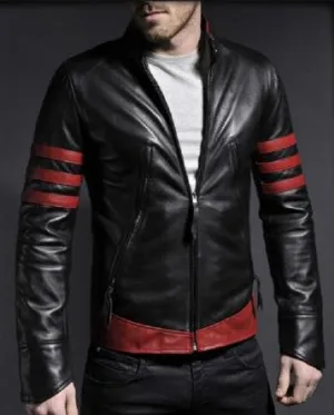 Men Faux Leather Jacket MOD-RS2