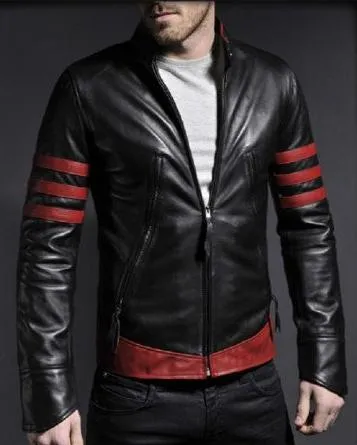 Men Faux Leather Jacket MOD-RS2