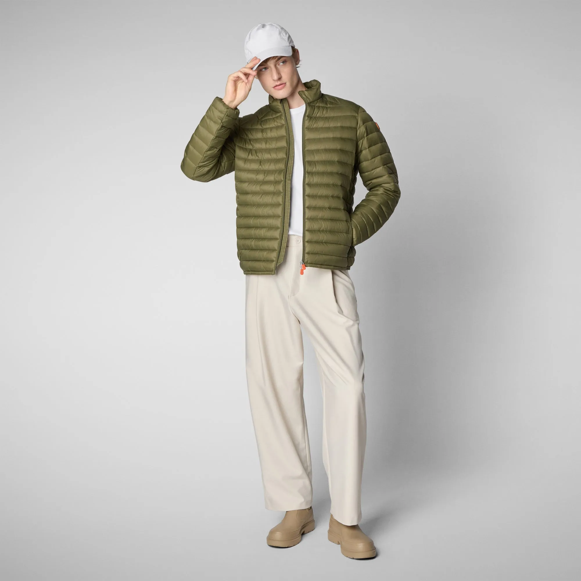 Men's  Puffer Jacket Alexander in Dusty Olive