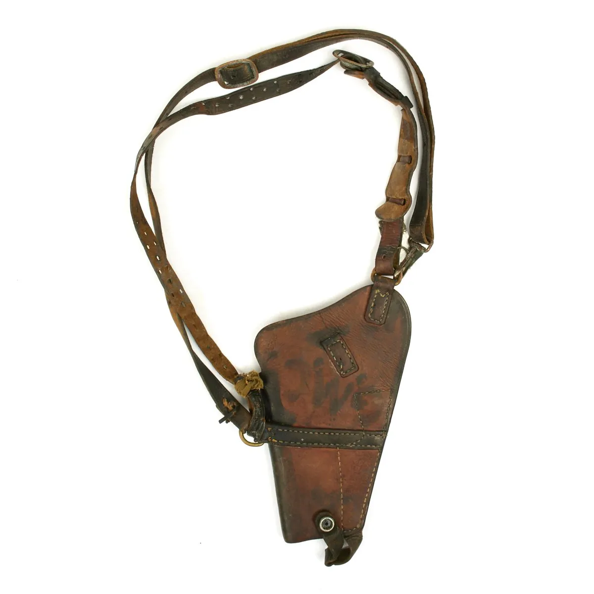 Original U.S. WWII Style U.S.M.C. M7 Colt 1911 .45 Shoulder Holster Rig by Boyt 1945