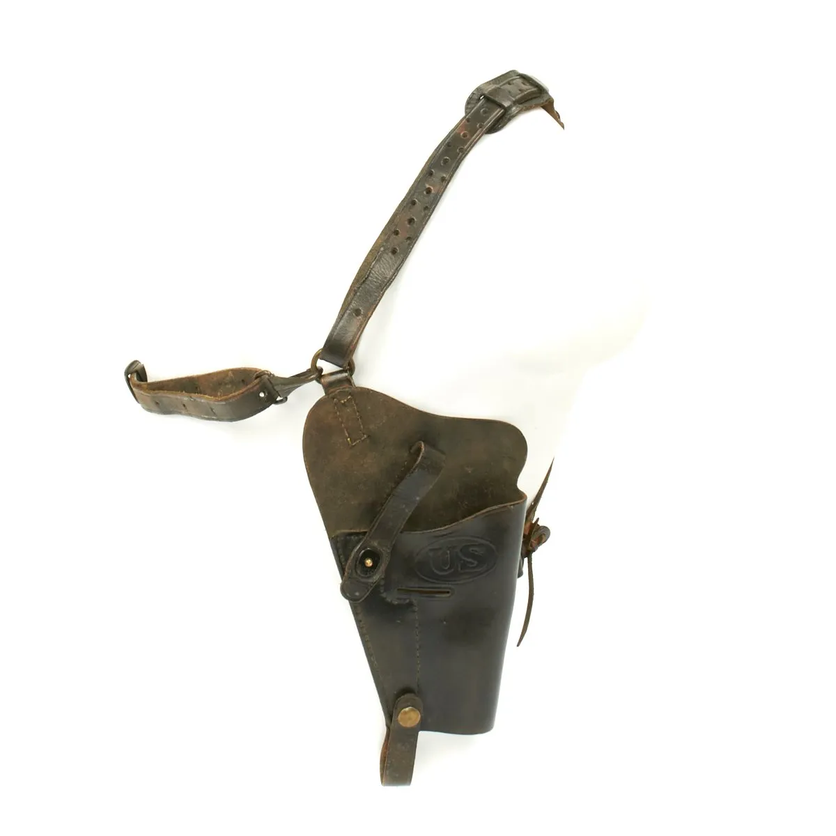 Original U.S. WWII USMC M7 Colt 1911 .45 Shoulder Holster Rig by Boyt 1945