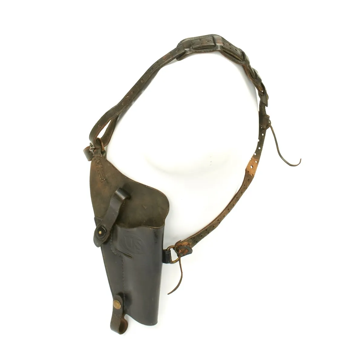 Original U.S. WWII USMC M7 Colt 1911 .45 Shoulder Holster Rig by Boyt 1945