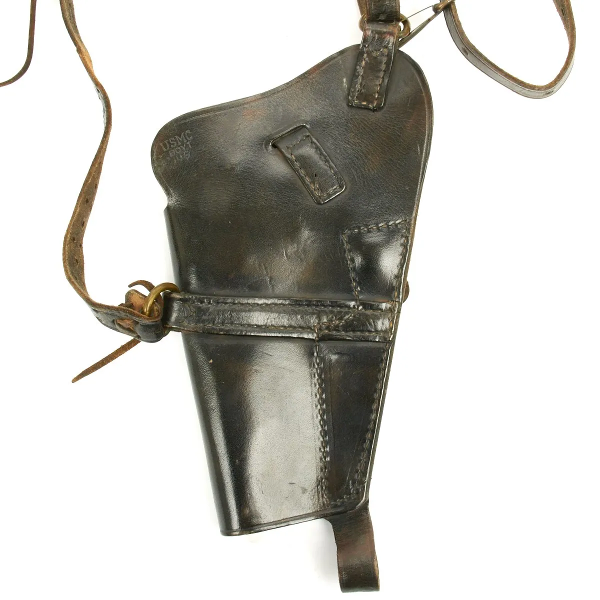 Original U.S. WWII USMC M7 Colt 1911 .45 Shoulder Holster Rig by Boyt 1945