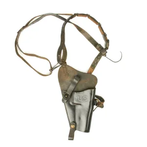 Original U.S. WWII USMC M7 Colt 1911 .45 Shoulder Holster Rig by Boyt 1945