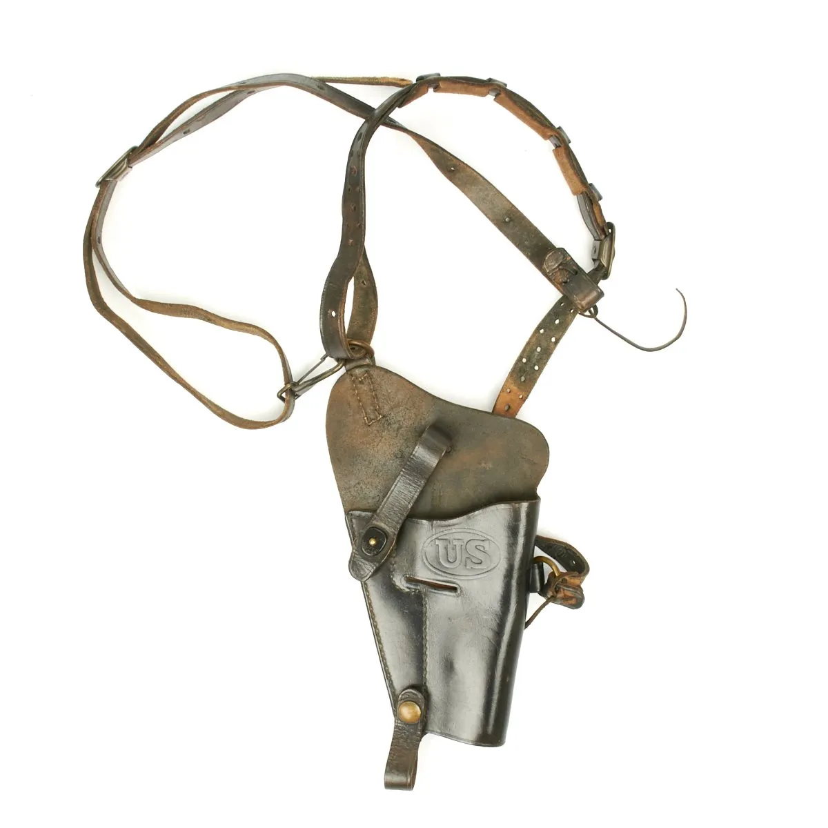 Original U.S. WWII USMC M7 Colt 1911 .45 Shoulder Holster Rig by Boyt 1945
