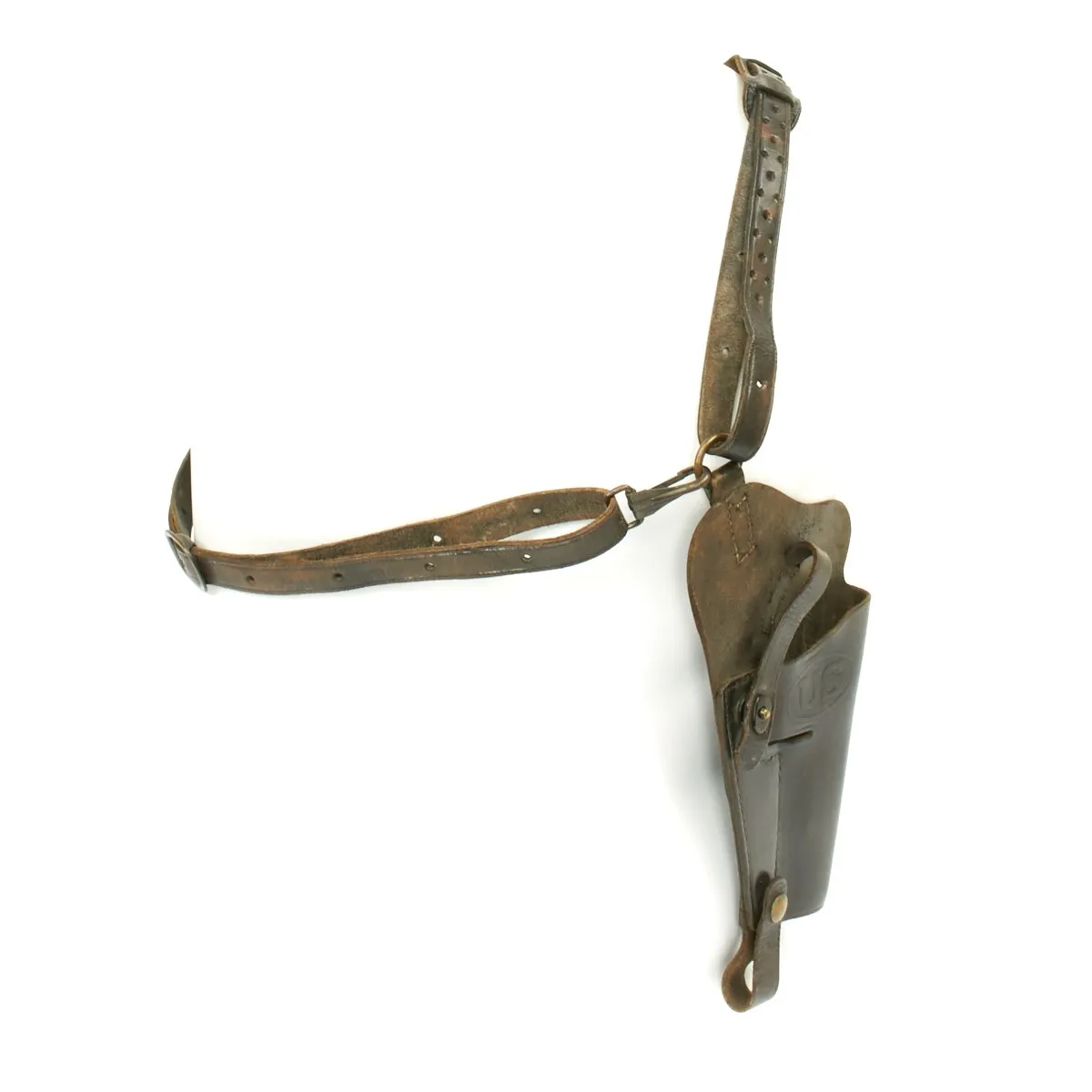 Original U.S. WWII USMC M7 Colt 1911 .45 Shoulder Holster Rig by Boyt 1945