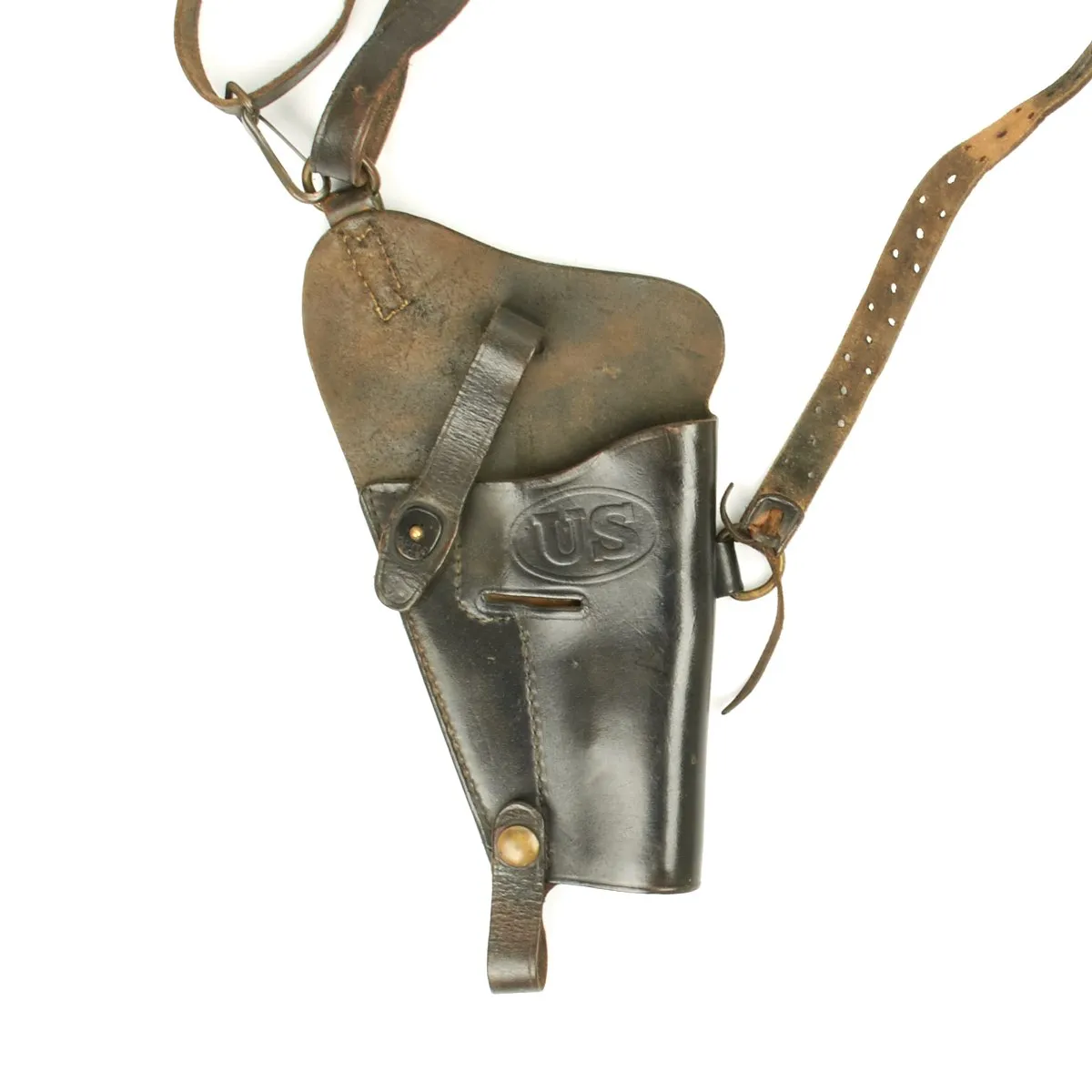 Original U.S. WWII USMC M7 Colt 1911 .45 Shoulder Holster Rig by Boyt 1945