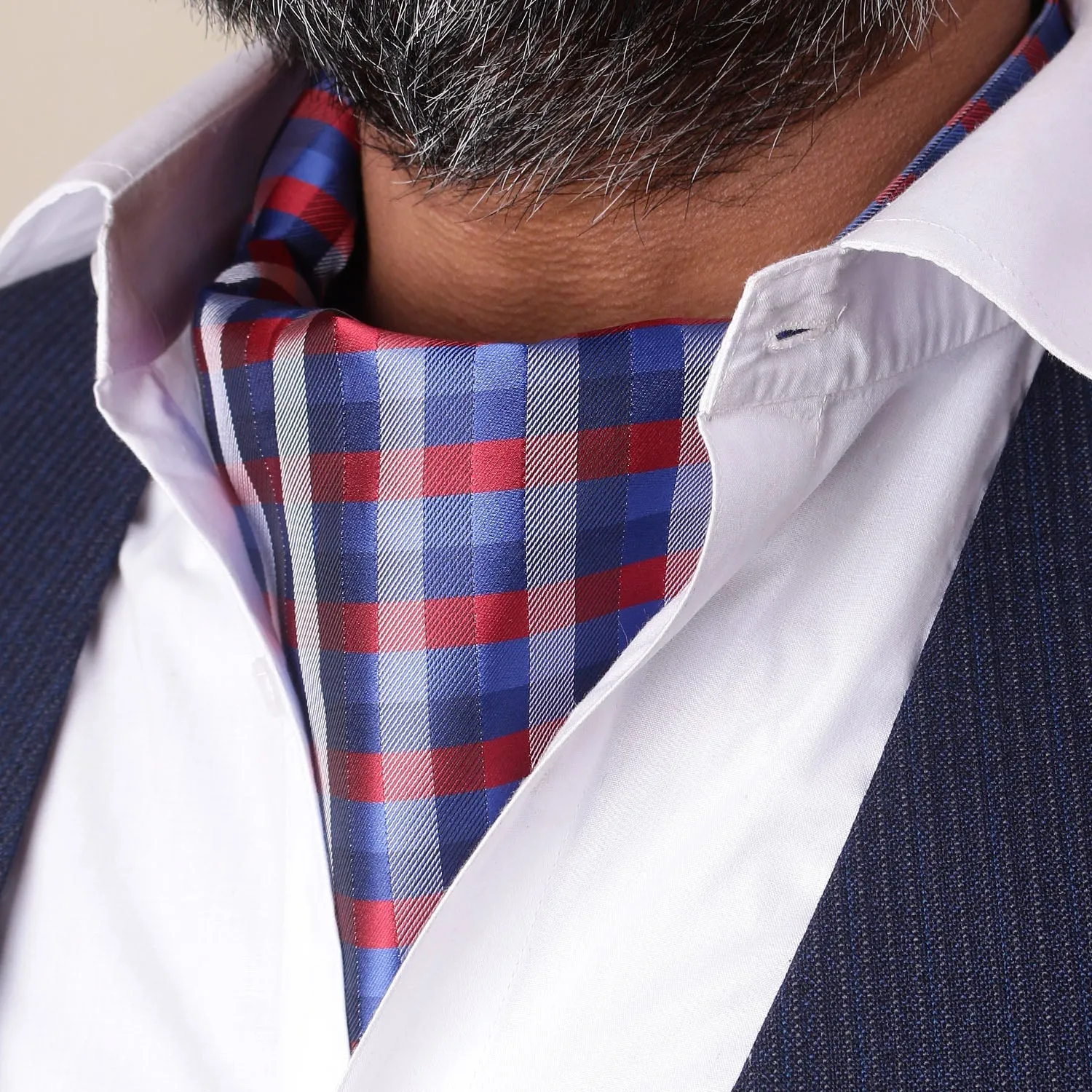 Peluche Classic Coil Deluxe Blue Cravat for Men