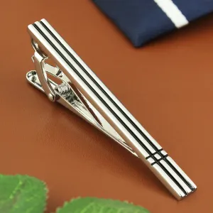 Peluche Mr.Dapper Look Sharp Tie Pin Silver Tie Pin for Men