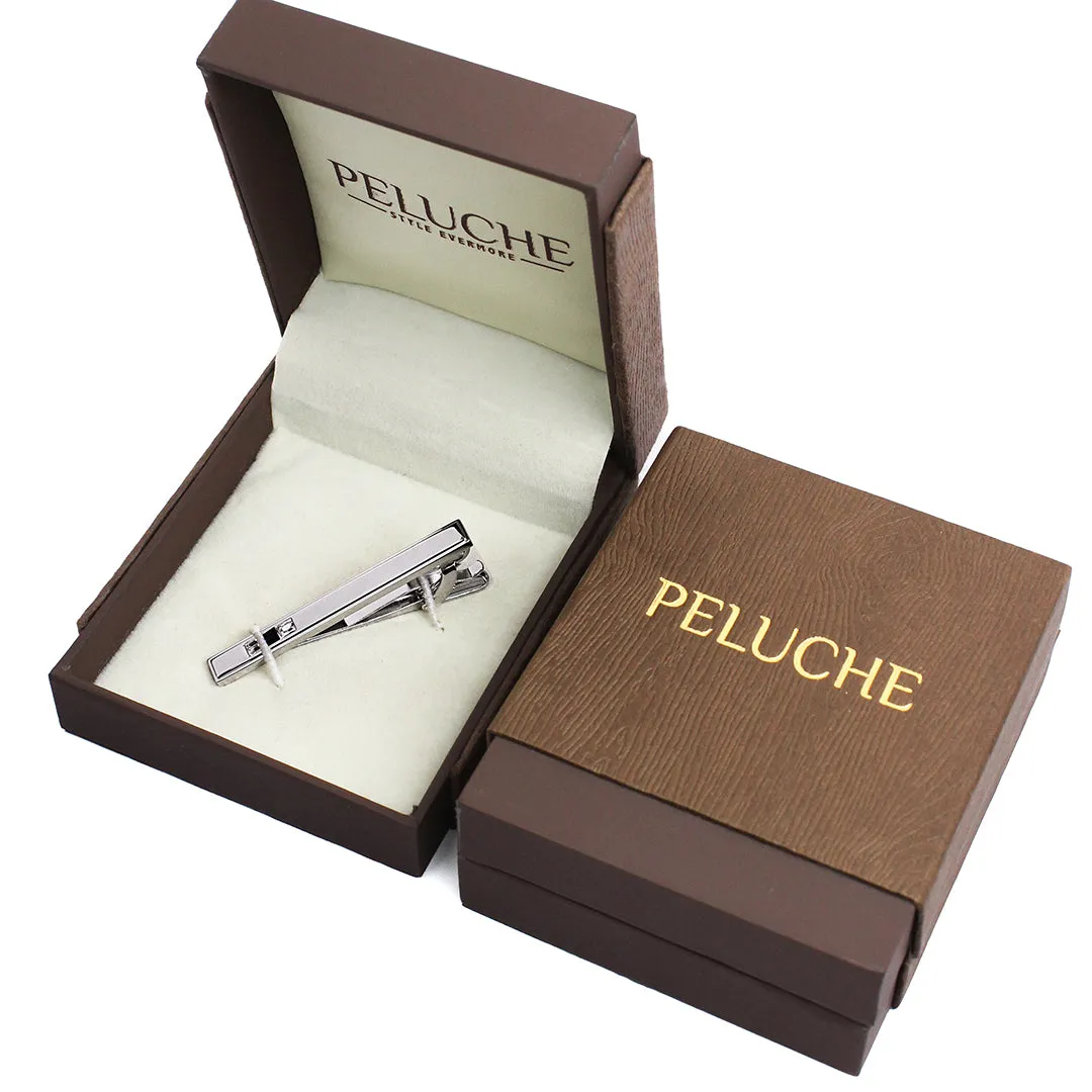 Peluche The Bling Bar Silver Tie Pin