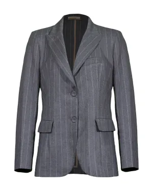 Pinstripe Blazer
