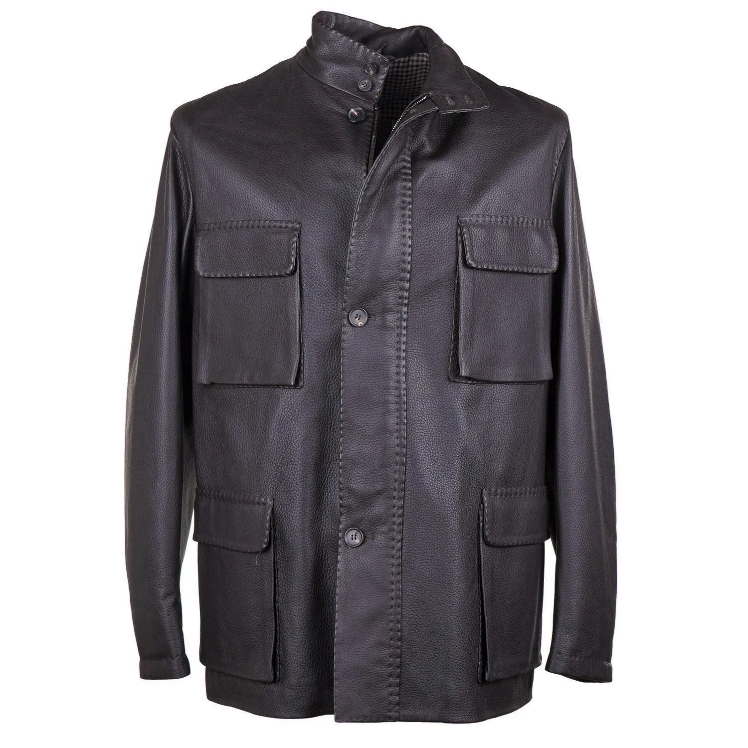 Rifugio Deerskin Leather Field Jacket