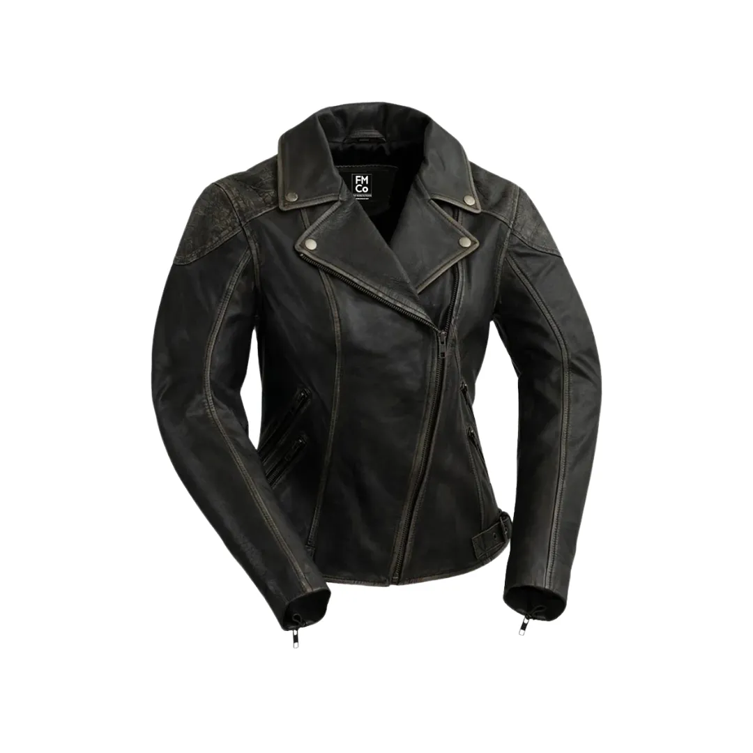 Stephanie Womens Leather Jacket