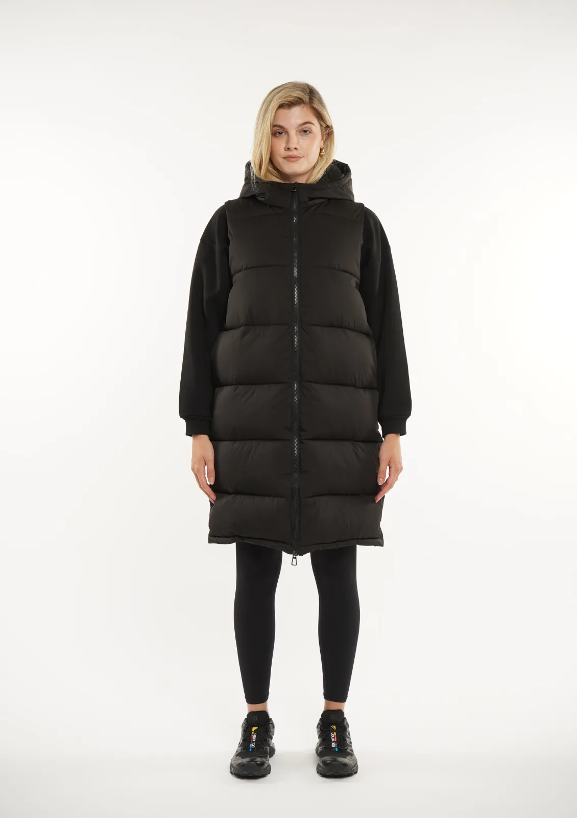 Winter Warmer Slim Long Puffer Gilet Splashproof
