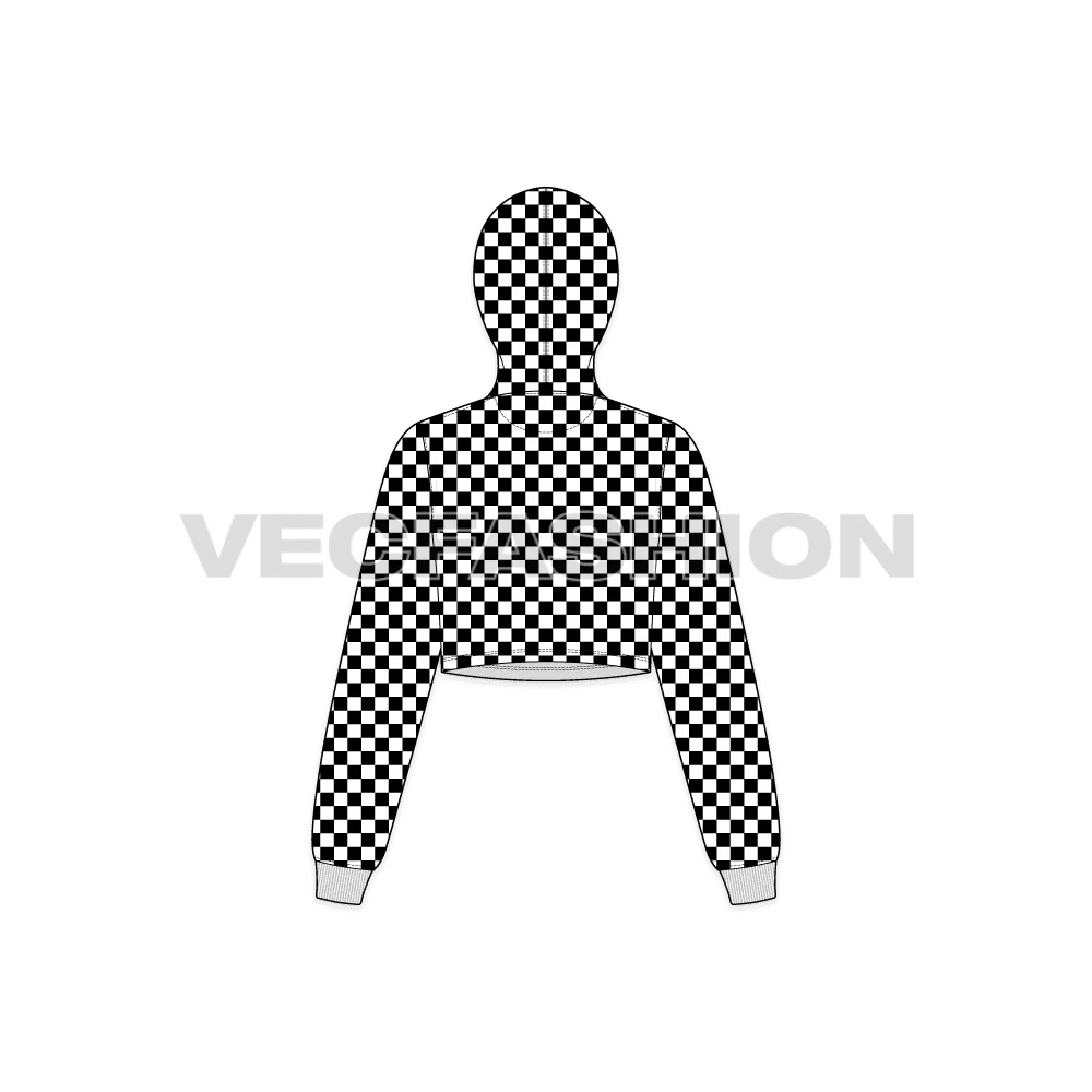 Women's Checkered Hoodie