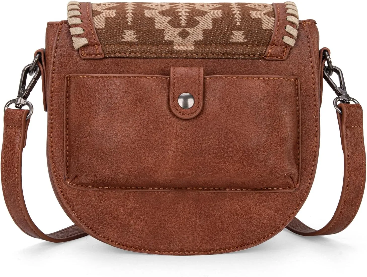 Wrangler Saddle Bag Purses for Women Small Crossbody Satchal Bag Embossed Braid Handbags